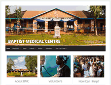 Tablet Screenshot of baptistmedicalcenter.org